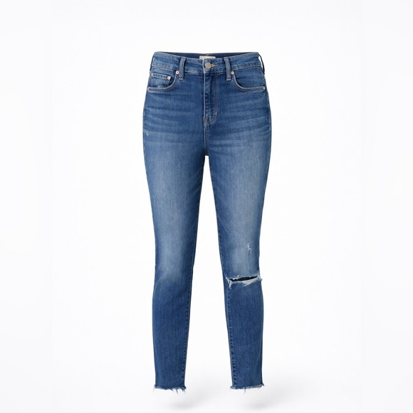 MOTHER Denim - MOTHER‎ Looker Crop High Waist Skinny Jeans 26 Snipping Stones